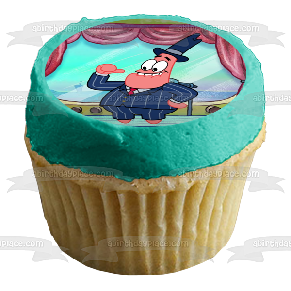 The Patrick Star Show Edible Cake Topper Image ABPID54513