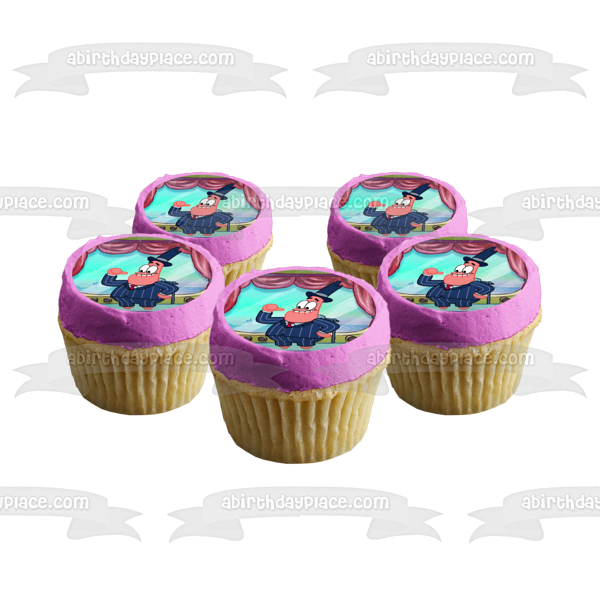 The Patrick Star Show Edible Cake Topper Image ABPID54513