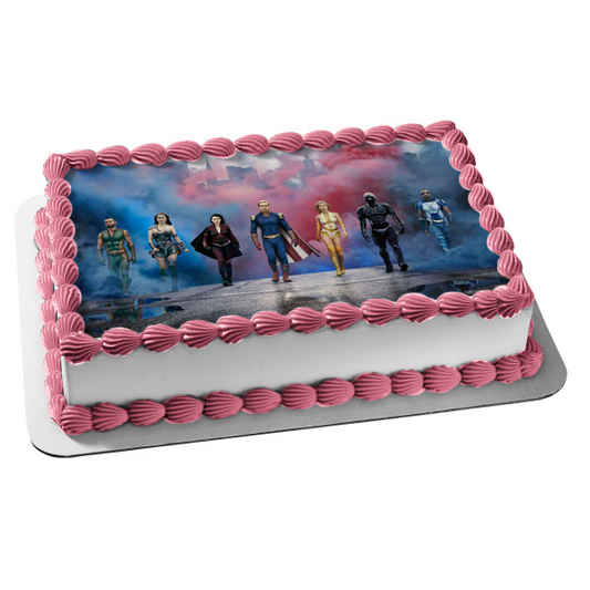 The Boys Billy Hughie Annie Homelander Kimiko Edible Cake Topper Image ABPID54409