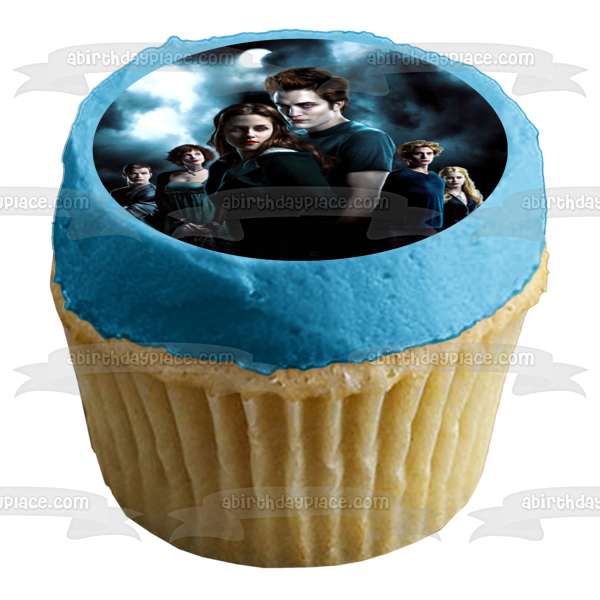 Twilight Bella Edward Alice Emmet Jasper Rosalie Edible Cake Topper Image ABPID54547