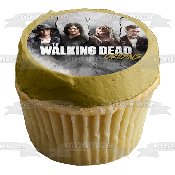 The Walking Dead Maggie Daryl Carol Negan Edible Cake Topper Image ABPID54435