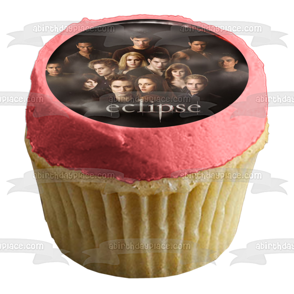 The Twilight Saga: Eclipse Bella Edward Jacob Rosalie Alice Jasper Emmet Carlisle Esme Edible Cake Topper Image ABPID54563