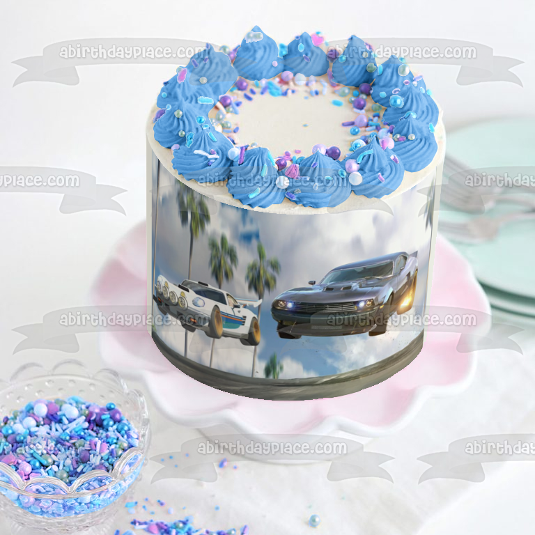 Imagen comestible para tarta de Fast and Furious Spy Racers Cars Jumping ABPID00298 