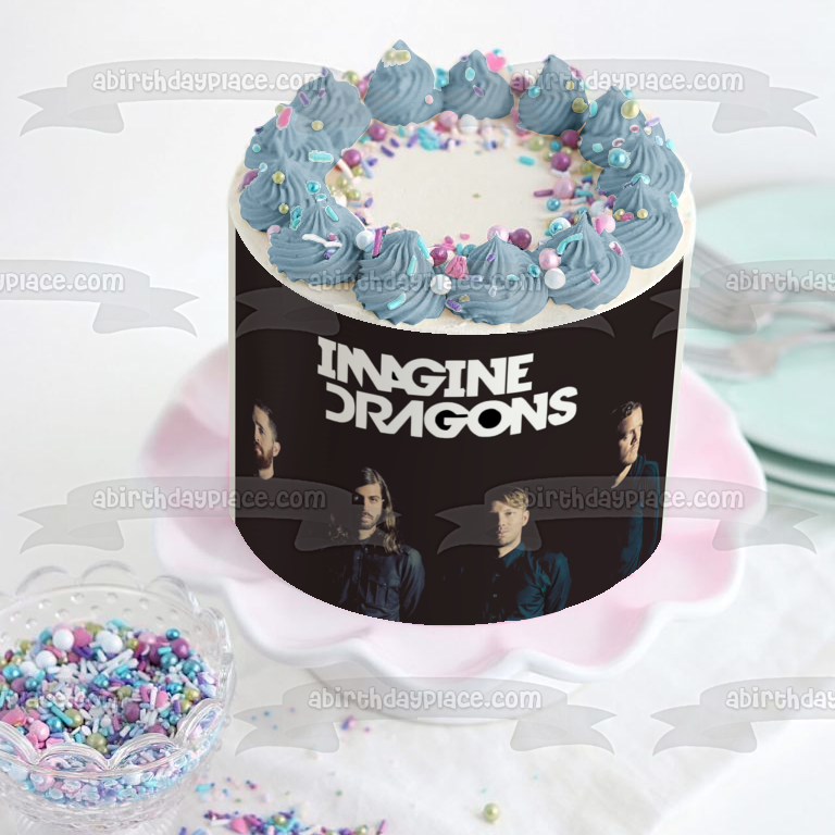 Imagine Dragons Dan Reynolds Daniel Wayne Sermón Ben McKee Daniel Platzman Imagen comestible para tarta ABPID00359 