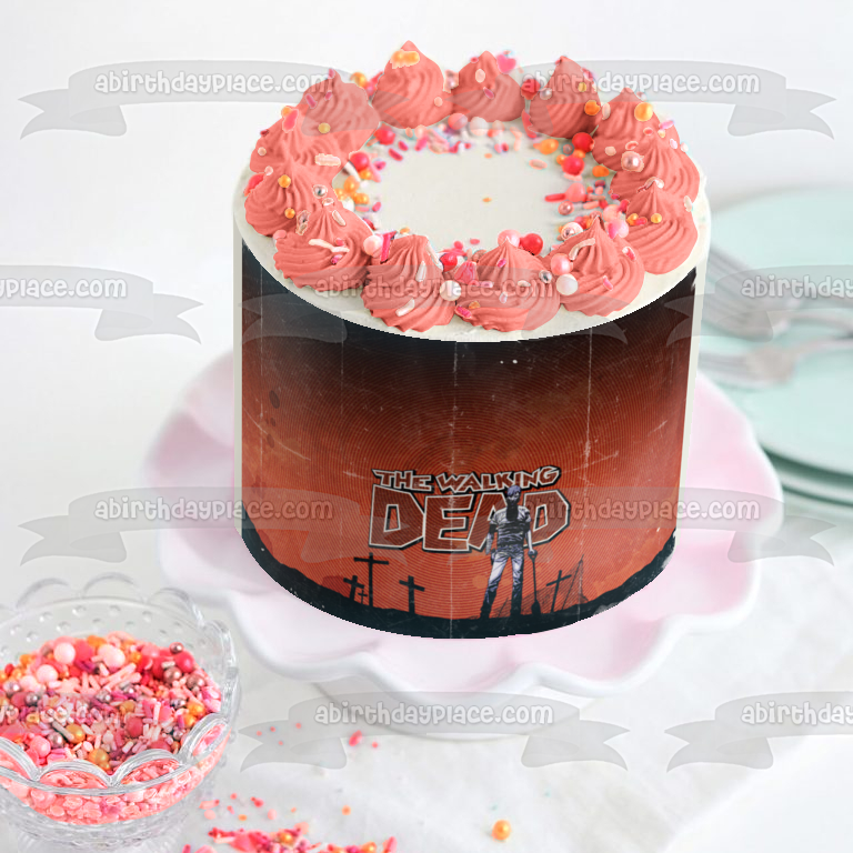 Imagen comestible para tarta de The Walking Dead Novela gráfica Zombies ABPID00556 