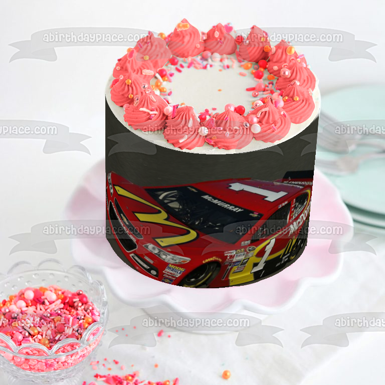 Jamie McMurray Nascar Car Daytona 2015 Imagen comestible para decoración de tarta ABPID00814 