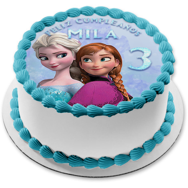 Frozen cake topper/ Elsa cake topper/ Frozen