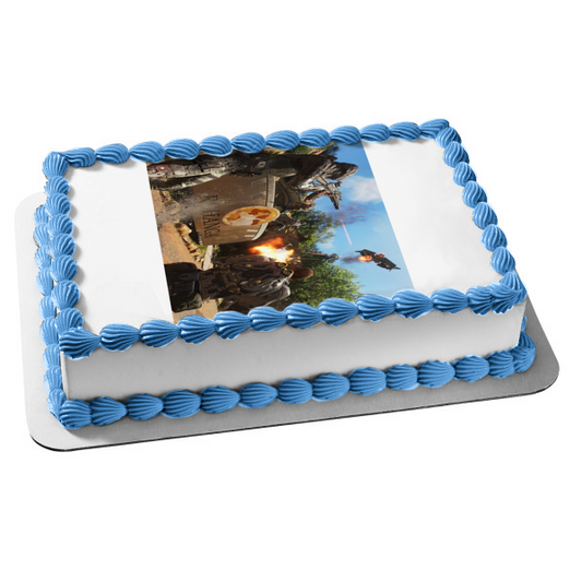 Call of Duty Ruhanga Battle Scene Edible Cake Topper Image ABPID01067