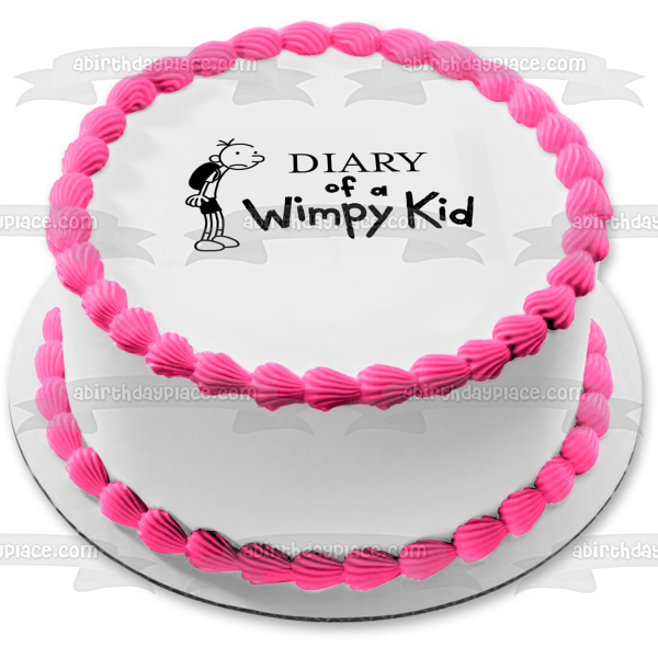 Imagen comestible para decoración de tarta del diario de un niño debilucho Greg Heffley ABPID01409 