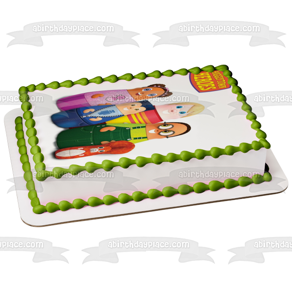 Higglytown Heros Eubie Wayne Twinkle Kip y Fran Imagen comestible para decoración de tarta ABPID01447 