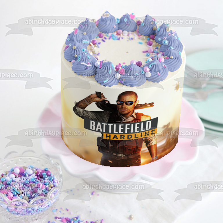 Imagen comestible para decoración de tarta de Battlefield Hardline ABPID01532 