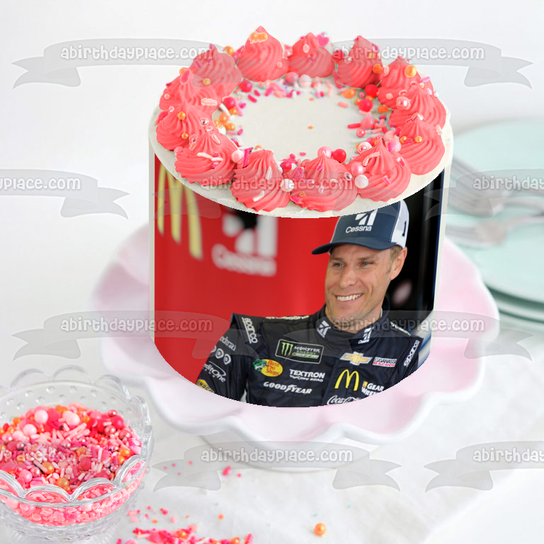 Nascar Jaime McMurray patrocina la imagen comestible para decoración de tarta ABPID01686 