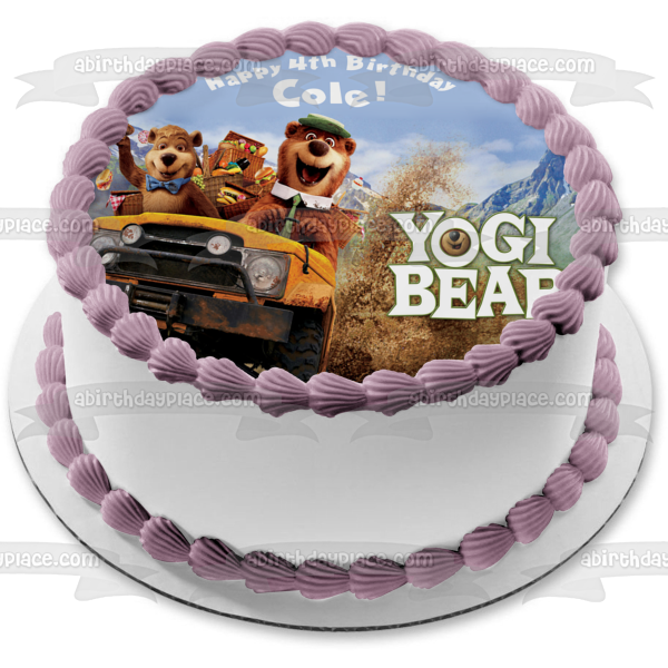 Yogi Bear Movie Boo Boo Jellystone Park Edible Cake Topper Image ABPID54650