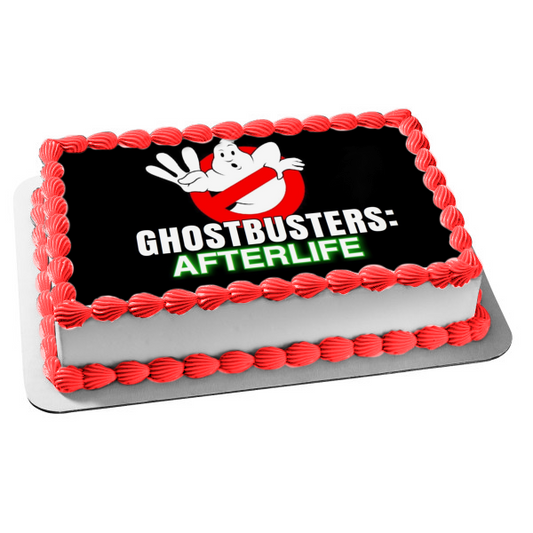 Ghostbusters: Afterlife Logo with Mooglie Edible Cake Topper Image ABPID54652