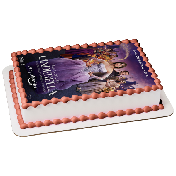 Cinderella Musical Movie Poster Prince Robert King Rowan Queen Beatrice Fairy Godmother Edible Cake Topper Image ABPID54720