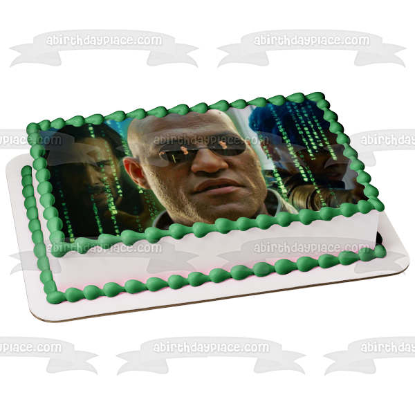 Imagen de decoración comestible para tarta de Neo Morpheus de Matrix Resurrections ABPID54730 