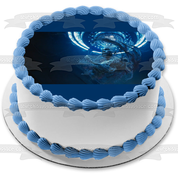 Imagen de decoración comestible para tarta de Morfeo de Matrix Resurrections ABPID54734 