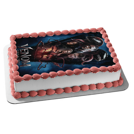 Venom: Let There Be Carnage Lady Jessica Eddie Brock Party Guest Edible Cake Topper Image ABPID54689