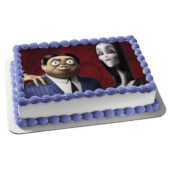 The Addams Family 2 Gomez Morticia Edible Cake Topper Image ABPID54691