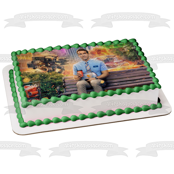 Free Guy Edible Cake Topper Image ABPID54753