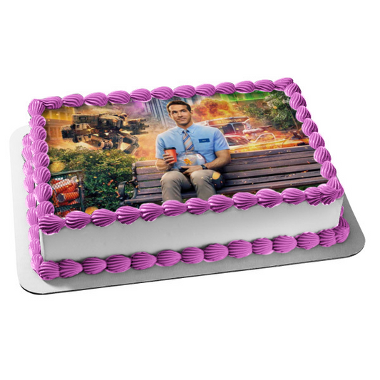 Free Guy Edible Cake Topper Image ABPID54753