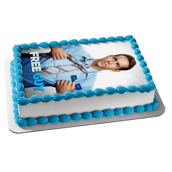 Free Guy Edible Cake Topper Image ABPID54756