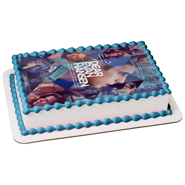 Dear Evan Hansen Movie Poster Edible Cake Topper Image ABPID54704