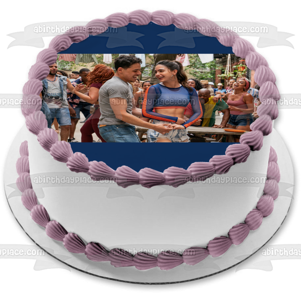 In the Heights Usnavi De La Vega Nina Dancing Edible Cake Topper Image ABPID54710