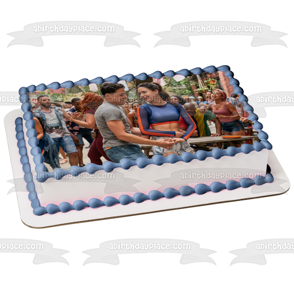 In the Heights Usnavi De La Vega Nina Dancing Edible Cake Topper Image ABPID54710