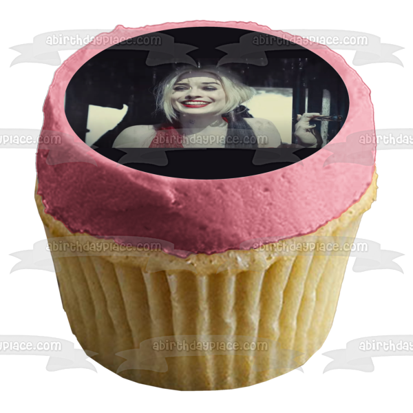 The Suicide Squad Harley Quinn Edible Cake Topper Image ABPID54767