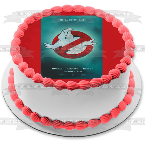 Ghostbusters: Afterlife Movie Poster with the Logo and Mooglie Edible Cake Topper Image ABPID54662