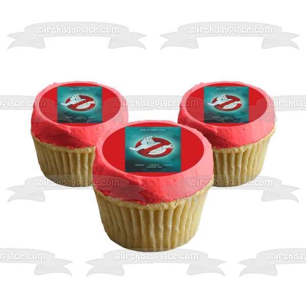 Ghostbusters: Afterlife Movie Poster with the Logo and Mooglie Edible Cake Topper Image ABPID54662