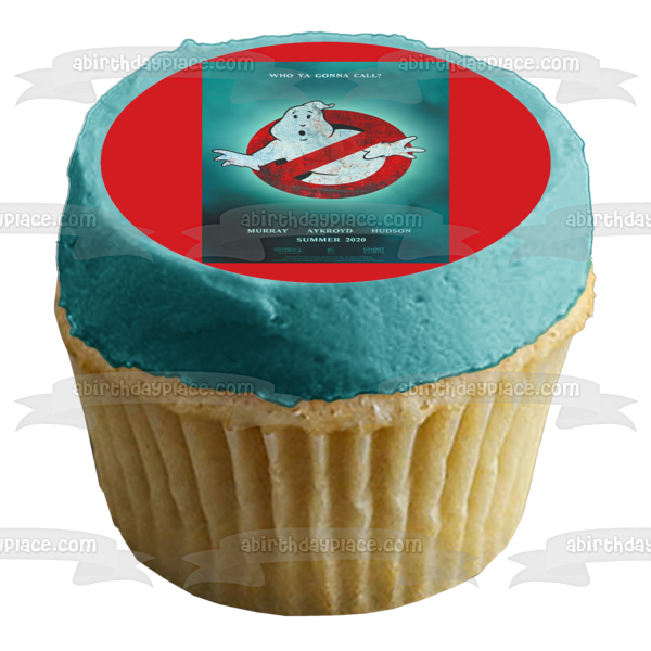 Ghostbusters: Afterlife Movie Poster with the Logo and Mooglie Edible Cake Topper Image ABPID54662