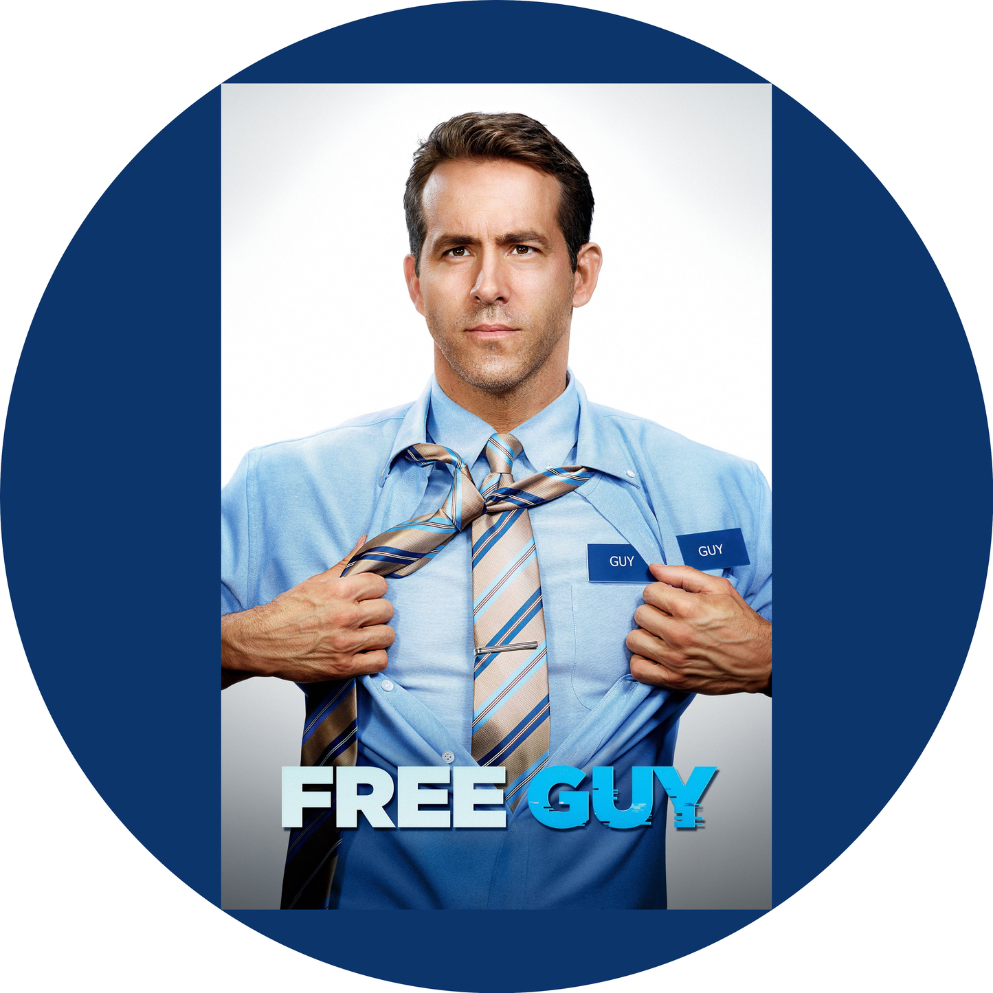 Free Guy Edible Cake Topper Image ABPID54756