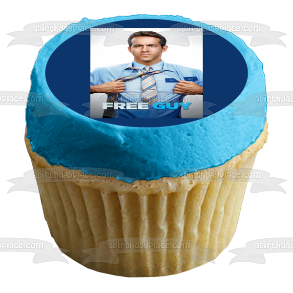 Free Guy Edible Cake Topper Image ABPID54756