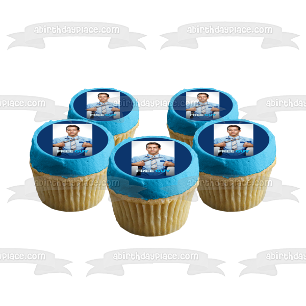 Free Guy Edible Cake Topper Image ABPID54756