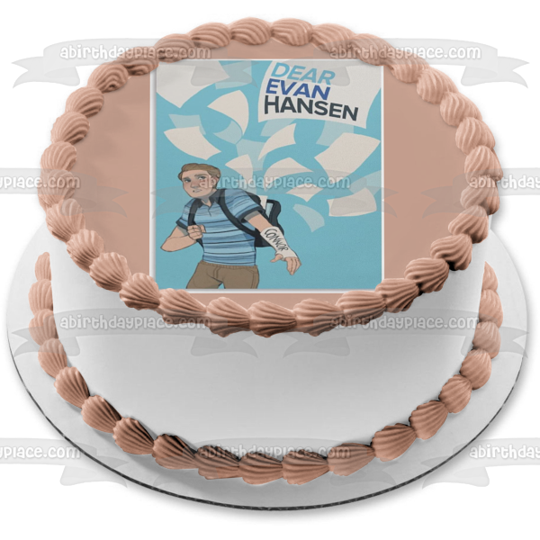 Estimado Evan Hansen Imagen comestible para decoración de tarta ABPID54701 