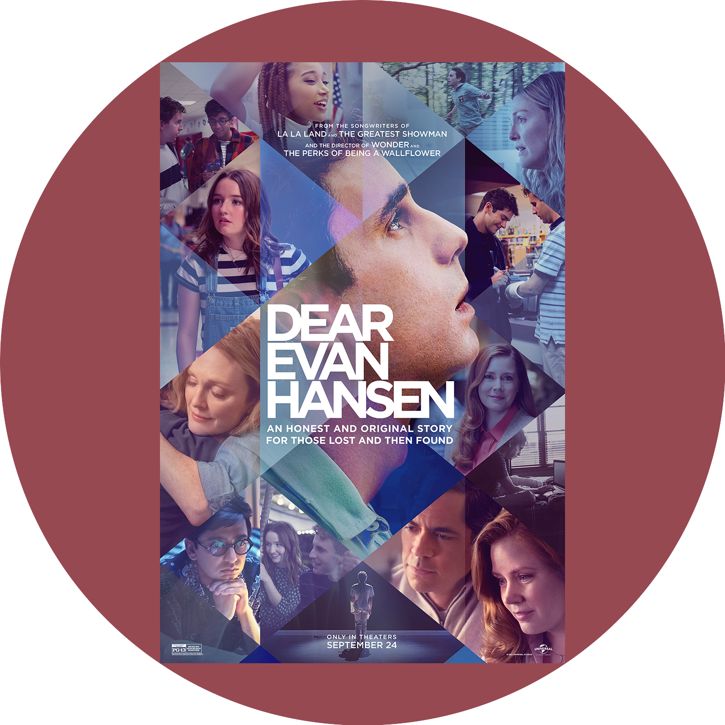 Dear Evan Hansen Movie Poster Edible Cake Topper Image ABPID54704