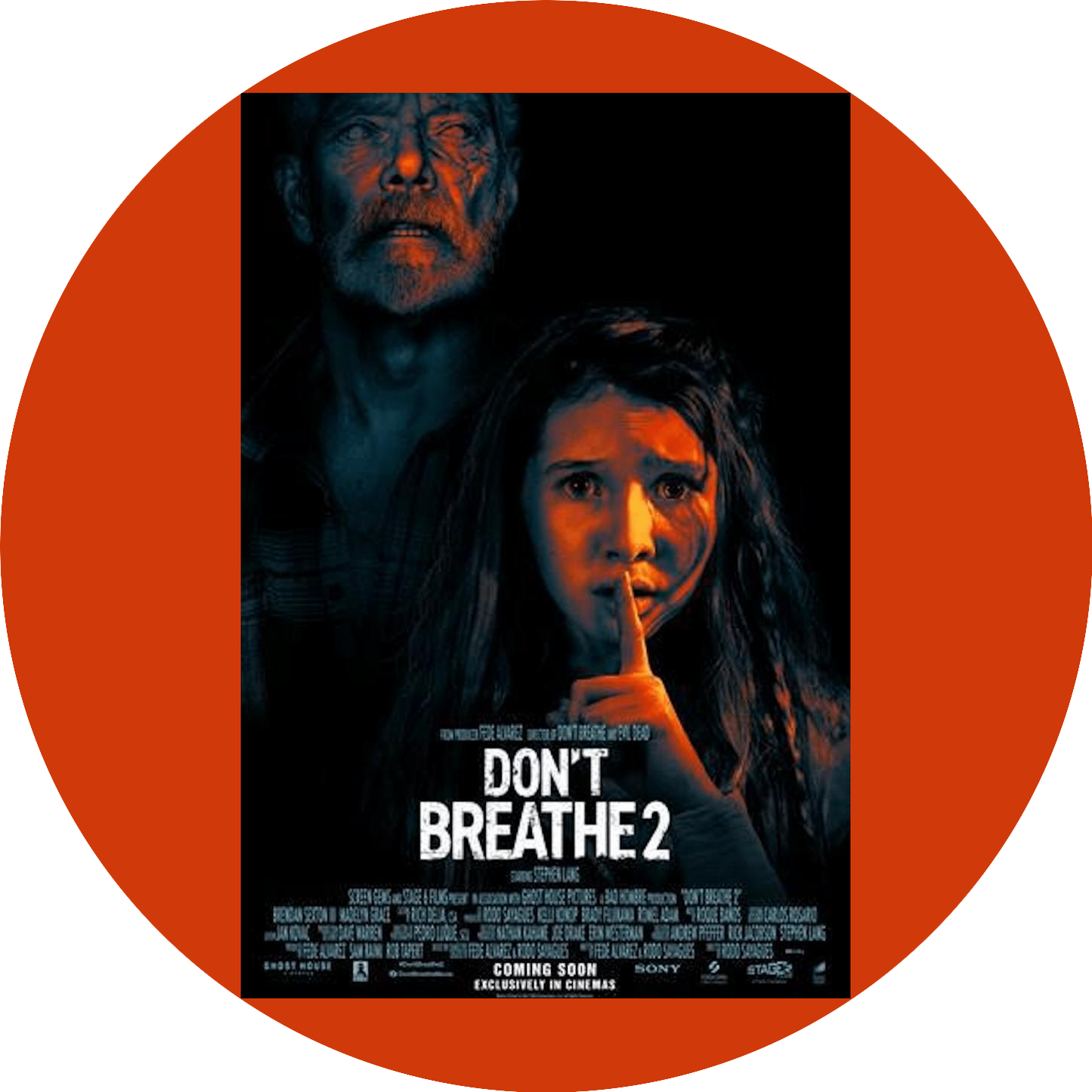 Don't Breathe 2 Movie Poster Norman Nordstrom Edible Cake Topper Image ABPID54777