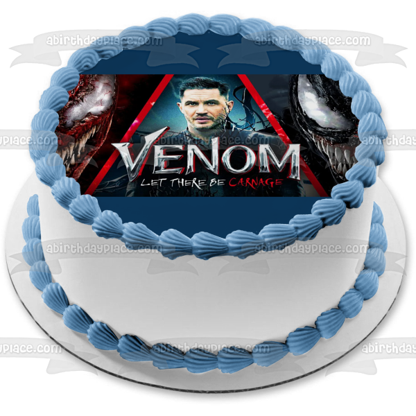 Venom: Let There Be Carnage Eddie Brock Edible Cake Topper Image ABPID54686