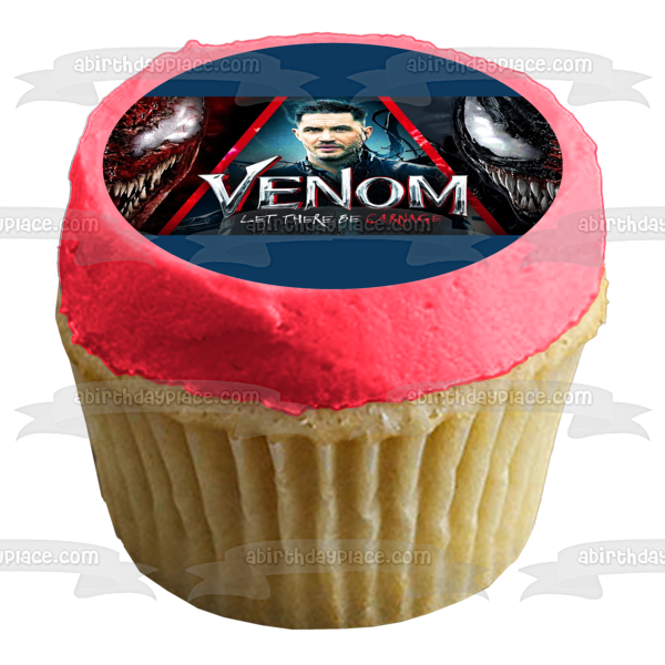 Venom: Let There Be Carnage Eddie Brock Edible Cake Topper Image ABPID54686