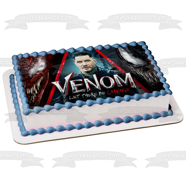 Venom: Let There Be Carnage Eddie Brock Edible Cake Topper Image ABPID54686