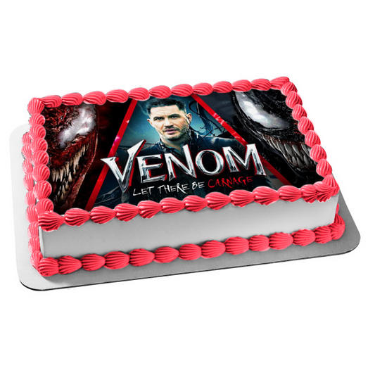 Venom: Let There Be Carnage Eddie Brock Edible Cake Topper Image ABPID54686