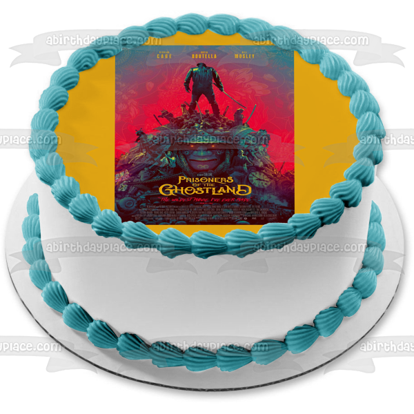 Prisoners of the Ghostland Movie Poster Hero Edible Cake Topper Image ABPID54788