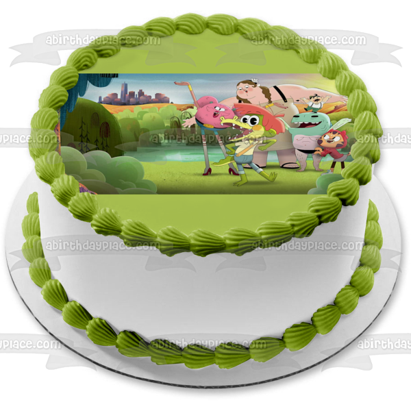 Arlo the Alligator Boy Furlecia Alia Bertie Edible Cake Topper Image ABPID54871