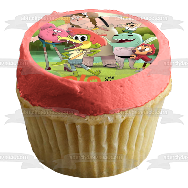 Arlo the Alligator Boy Movie Poster Furlecia Alia Bertie Teeny Tiny Tony Edible Cake Topper Image ABPID54872