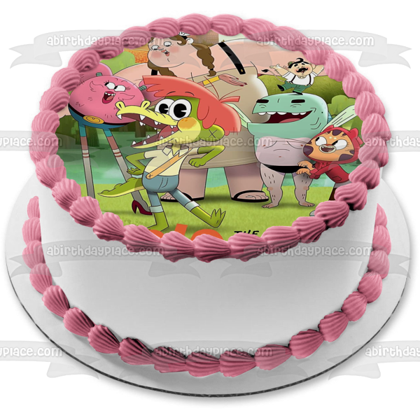 Arlo the Alligator Boy Movie Poster Furlecia Alia Bertie Teeny Tiny Tony Edible Cake Topper Image ABPID54872