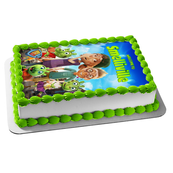 Welcome to Smellville Max the Ogglies Edible Cake Topper Image ABPID54878