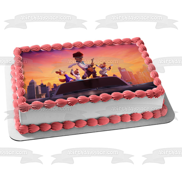 Rock Dog 2 Bodi Lil' Foxy Maydow Norbu Imagen comestible para decoración de tarta ABPID54881 