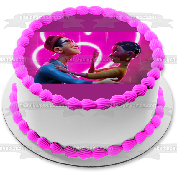 Us Again Art Dot Edible Cake Topper Image ABPID54888